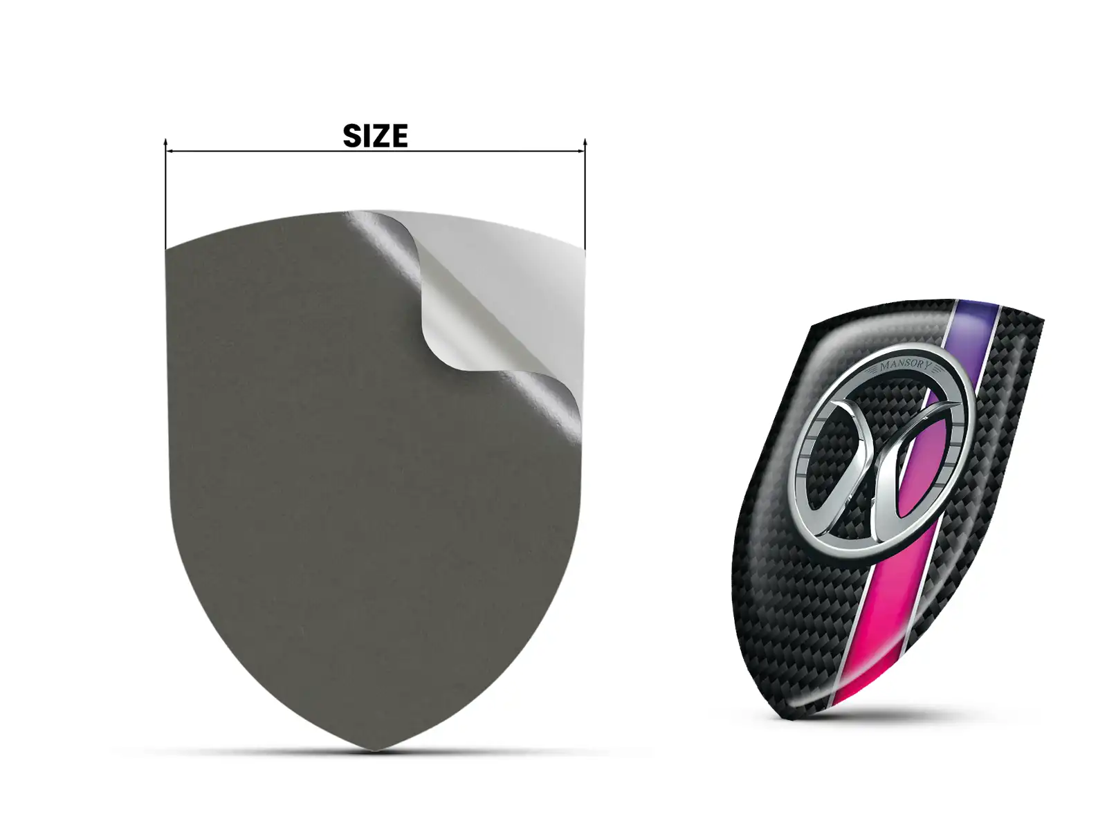 Mansory Adesivi e Decalcomanie Auto Resistenti Lusso Regolabili